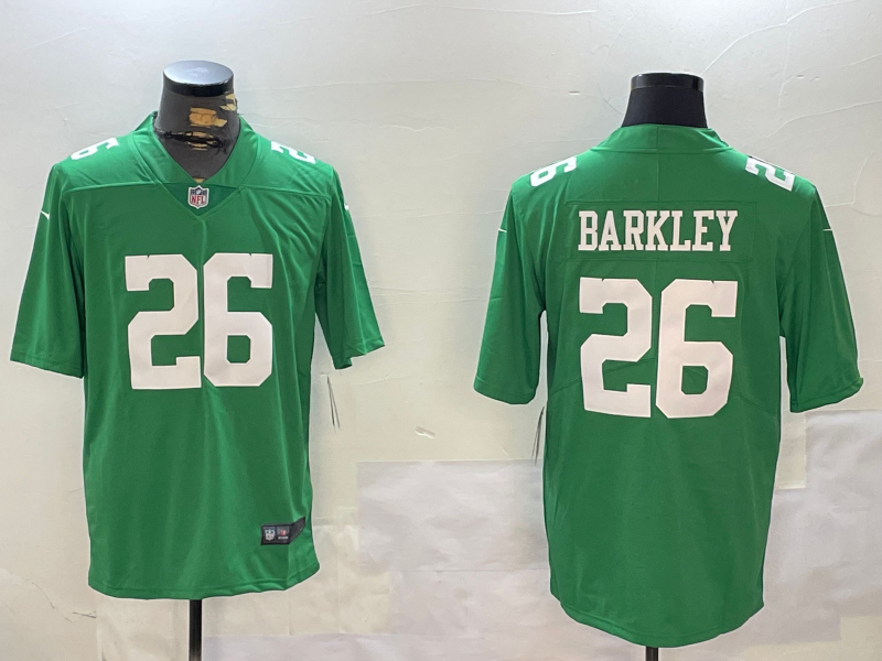 Men 2026 Philadelphia Eagles #26 Barkley green Nike Limited NFL Jersey 002
